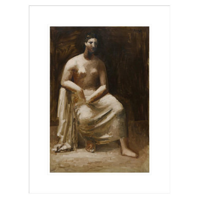 «Femme dans un fauteuil» par Pablo Picasso, impression giclée sur cadre