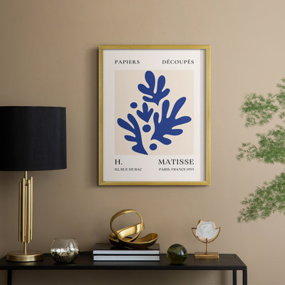 Matisse CLV III, reproduction d'art encadrée - bois massif