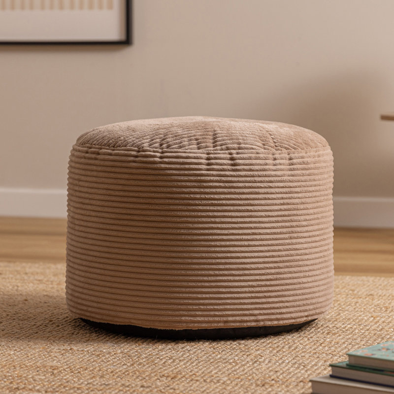 Soul 55Cm Round Pouffe, Brown