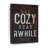 " Get Cozy Typography " by Charles B-495335875
