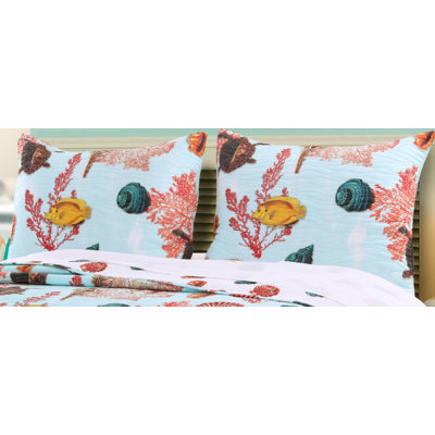Greenland Home Fasions Big Island Multi King Sham, 20x36