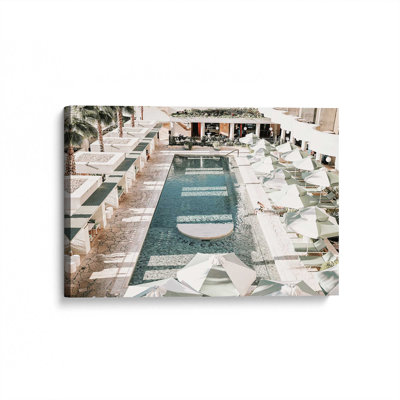 Sunlit Retreat Rolled Canvas Print
