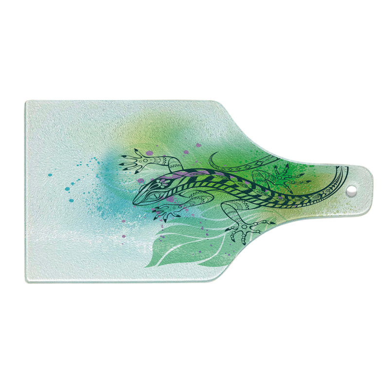 Planche à découper en verre trempé Ambesonne