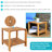 Freund Square Outdoor Side Table