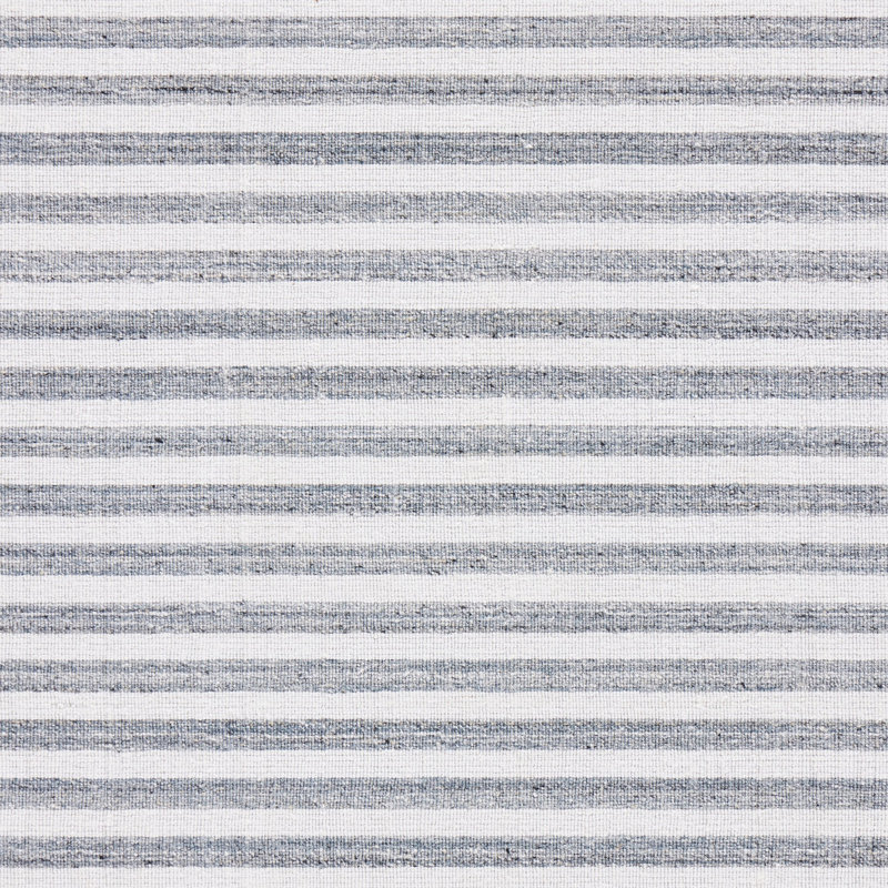 Selena Outdoor Striped Area Rug in Blue/Gray, Rectangle 10' x 14'