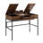 Heger Metal Base Writing Desk-102023260