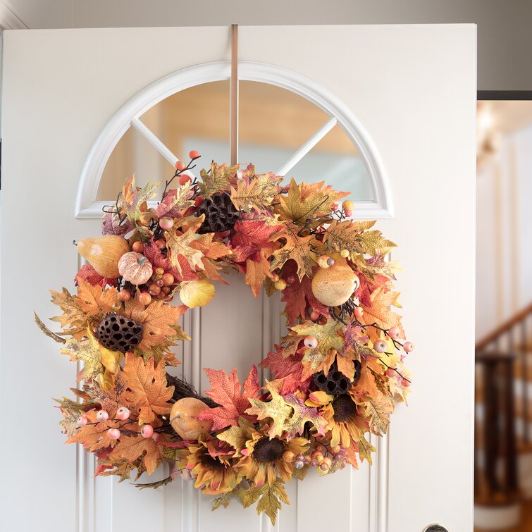 Three Posts™ Metal 18.7'' Wreath Hanger & Reviews