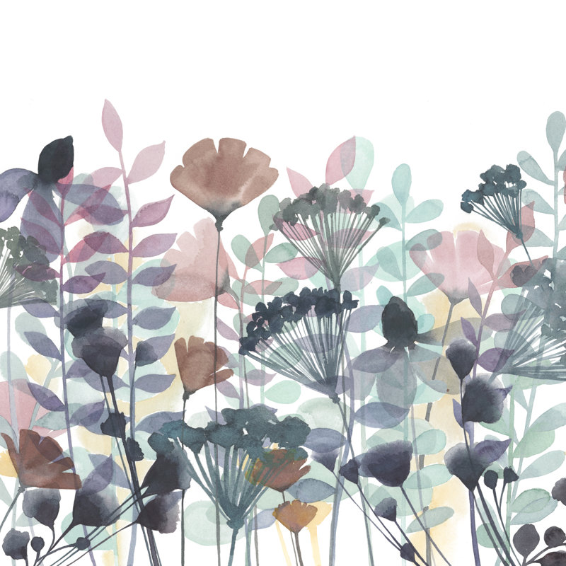 Winsome Flora II by Grace Popp - Wrapped Canvas Painting, 30cm H x 30cm W  