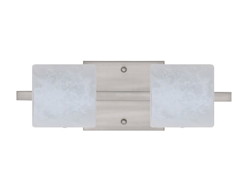 Marquard 2 - Light Dimmable Vanity Light, Satin Nickel, Carrera