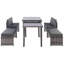 Estebon 8 - Person Patio Dining Set Rectangular Table with Cushions Included
