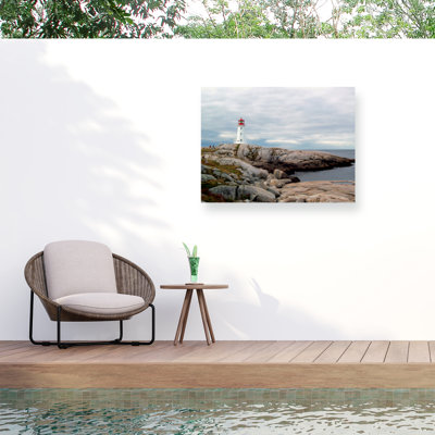 Toile d'extérieur Hartwell J.D. Mcfarlan «Peggy's Cove Lighthouse»