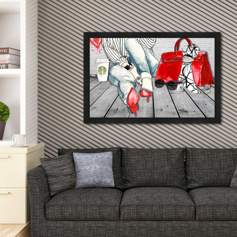 "Coffee Break" par Jodi, reproduction sur acrylique