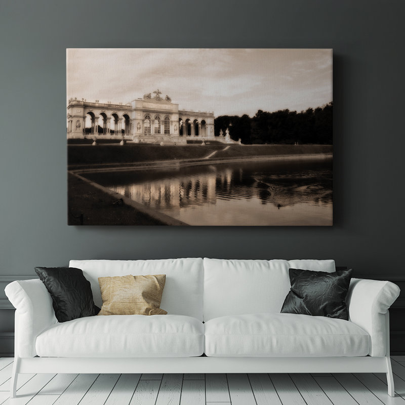 Gloriette Schonbrunn - Cavas enveloppés de galerie, H 32 po x l 48 po