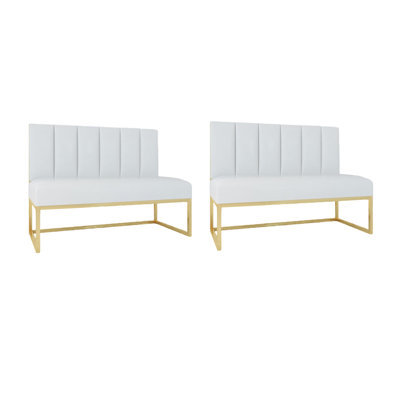 Light Luxury Dessert Shop Restaurant Cafe Benches Upholstered Bench