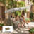 Bench Cushion for Outdoor Furniture, 3-Seater Replacement, Outdoor Bench Cushion Tufted, Non-Slip with Side Pocket, Beige