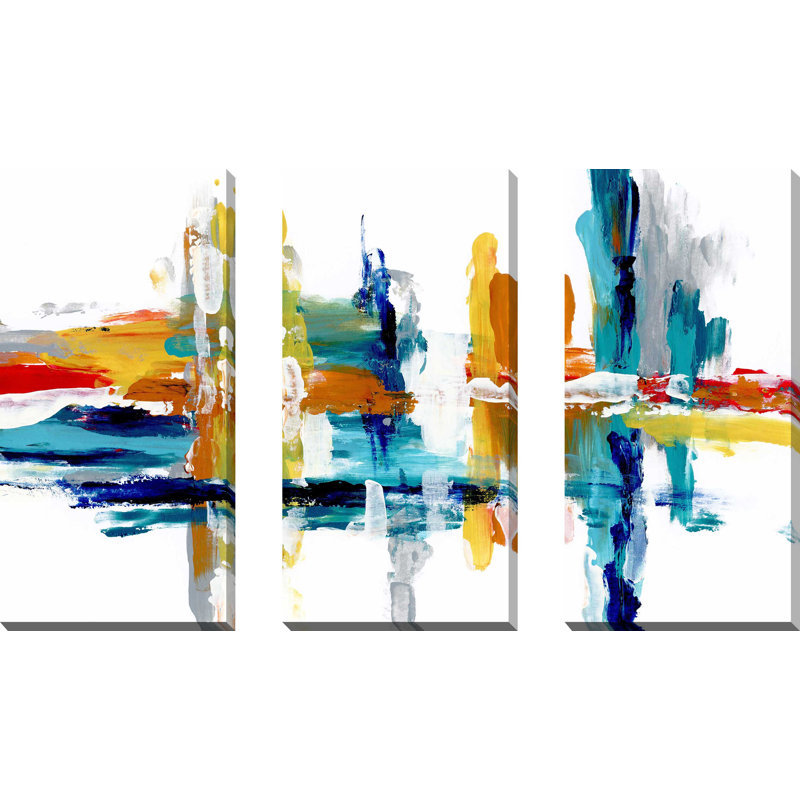 "Captive Color III", ensemble de 3 impressions sur toile