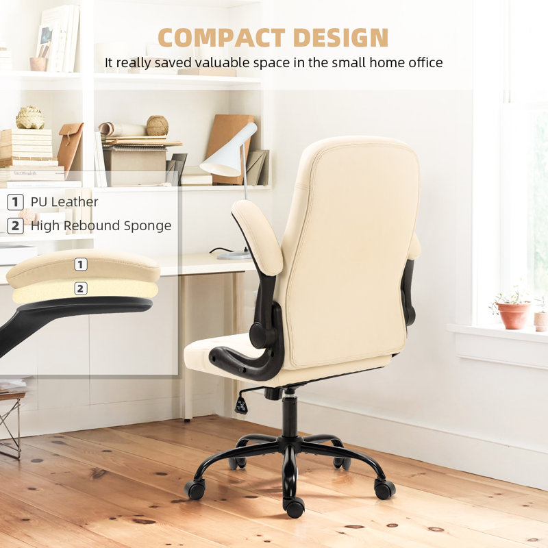 Chaise de bureau à domicile, Beige, Beige