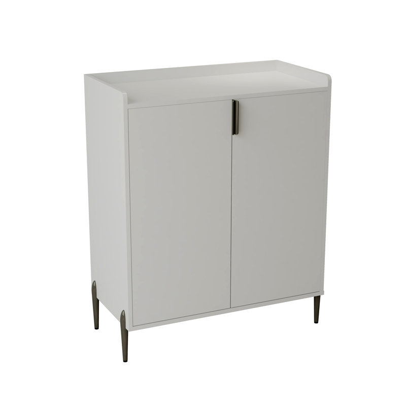 Armoire de bar à vin 2 portes avec support à vin et tablette de rangement réglable, buffet moderne avec charnière à fermeture douce, armoire de salle à manger, armoire à liqueur, chariot à café pour le salon