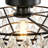 1 - Light 12.6'' Crystal Tiered Semi Flush Mount-1450276872