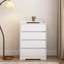 Commode 4 tiroirs, commode sans poignée-711258433