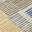 Tapis extérieur lavable à motif géométrique beige et doré 9 pi x 12 pi