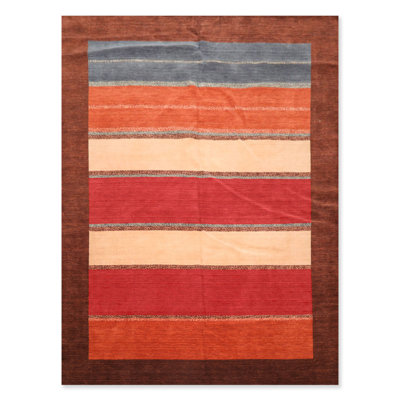 Annina One-of-a-Kind 8'1" X 12' Wool Area Rug in Brown