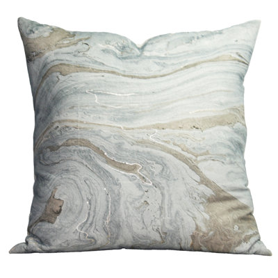 Feather Reversible Throw Pillow