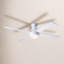 52" Ball Flush Mount Ceiling Fan With LED Light-2121931633-2121931639-2121931647