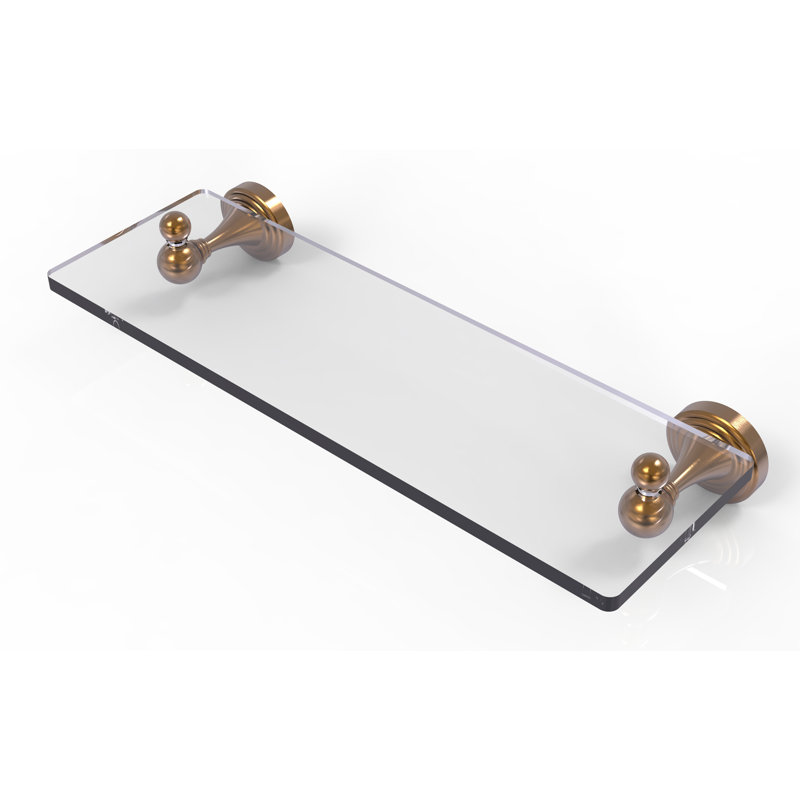 Godin Industrial Pipe Shelves, Brushed Bronze, 22 Inch