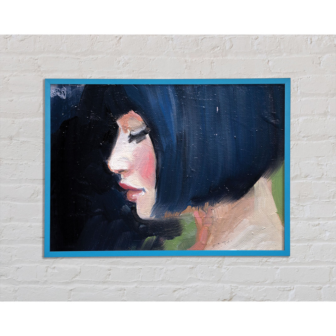 Bob Hair Cut Woman - Einzelner Bilderrahmen Kunstdrucke