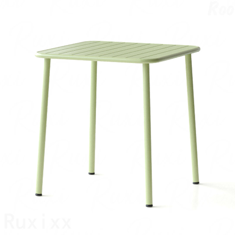 Table de salle à manger d'extérieur Red Square, Vert
