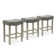 Rexalynn Upholstered Counter Stool with Solid Wood Frame