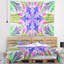 Tapisserie d'art abstrait vert clair abstrait fractal-28496390