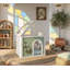 Maison d'intérieur pour chat avec toit en acrylique transparent pour petits chiens