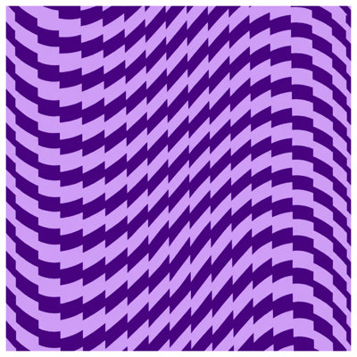 Purple Optical Illusion Canvas Gallery Wrap in Many Sizes