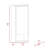Mariana Medicine Cabinet, One External Shelf, Single Door Mirror Two Internal Shelves -Light Gray-932458783