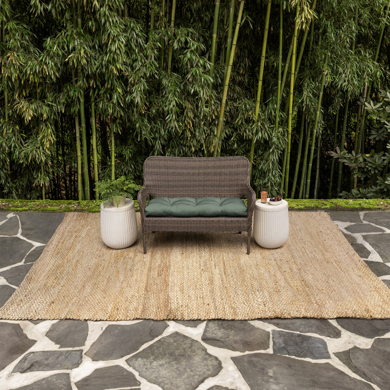 ARDEN 1 - Piece Outdoor Seat Cushion, Green Polyviscose