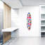 Tropical Getaway Decorative Acrylic Surfboard by Oliver Gal