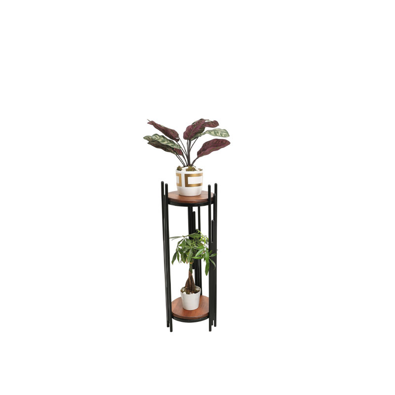 Table de bout avec rangement Thurros, 39.4" H x 11.8" W x 11.8" D, Noir