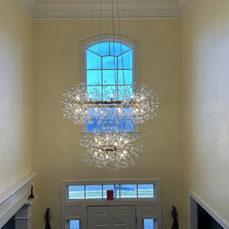 32 - Light Chandelier, Chrome