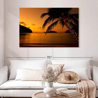 Gillard Caribbean Beach At Sundown
