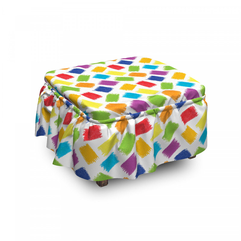 Housse pour repose-pieds crayons childish