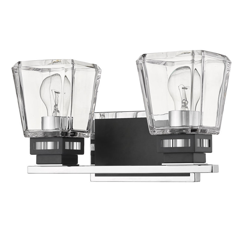 Éclairage pour meuble-lavabo 2 lumières Bedoya, Chrome