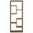 vidaXL Wall Shelf Wall-Mounted Display Storage Shelf Rack Engineered Wood-1983579290