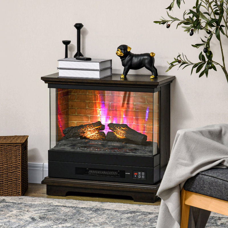 Foyer électrique 26 "avec télécommande, minuterie 12H