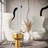 Velvet Wingback Chair-1135829118