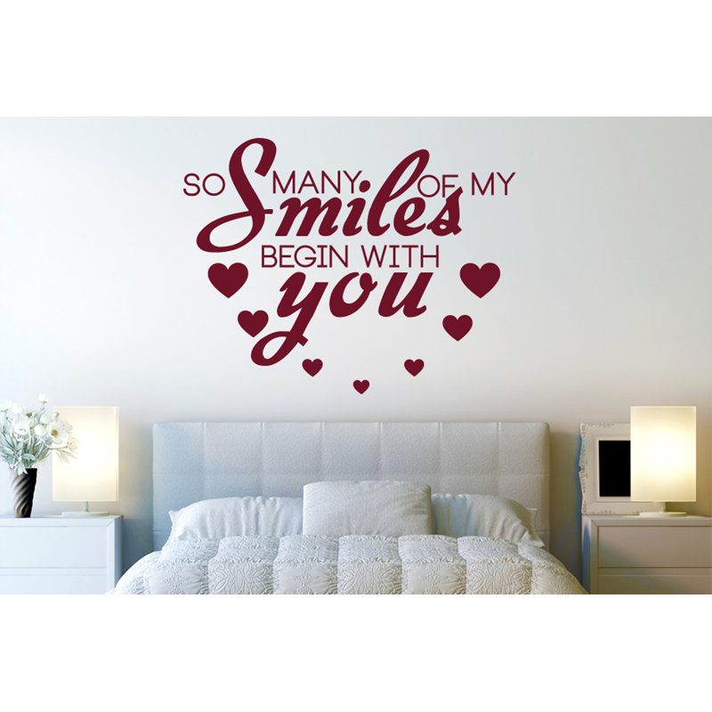 Wall Decal, Burgundy, Medium