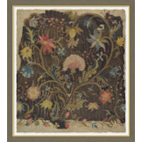 Vintage Textile Fragment Print by Lawrence Peterson