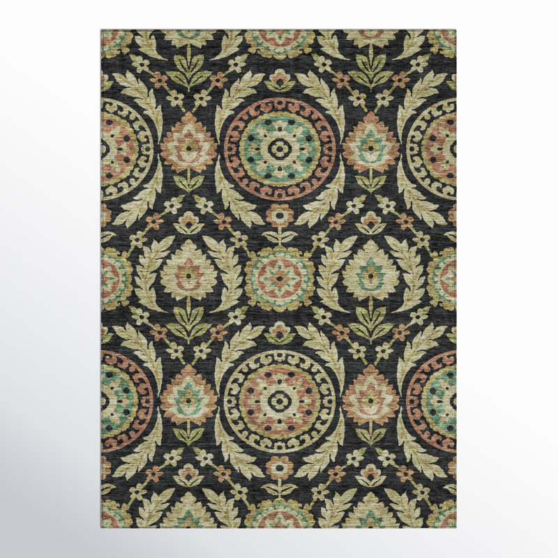 Mahaney Floral Indoor Rug, Rectangle 10' x 14'