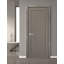 Porte de cuisine/garde-manger avec quincaillerie Quadro 4111 Frêne gingembre, panneau unique, cadre et moulures, portes robustes pour salle de bain et chambre à coucher - 71 cm x 244 cm-50039062-50049330